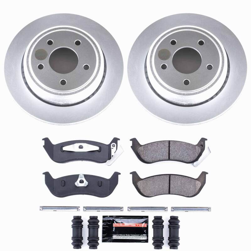 Power Stop 10-11 Ford Ranger Rear Z23 Coated Brake Kit - CPK6181-23