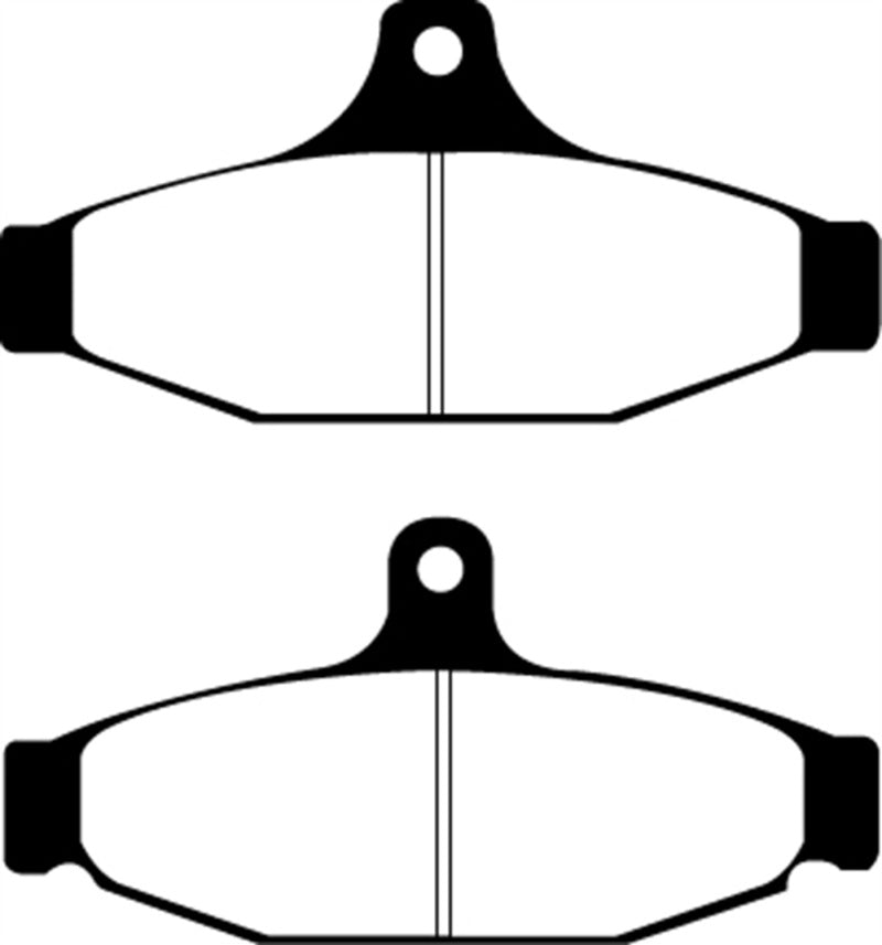 EBC 90-00 Aston Martin Vantage 5.3 (Twin Supercharged)(AP) Yellowstuff Rear Brake Pads - DP41167R for 1985-1997 Chevrolet Cam