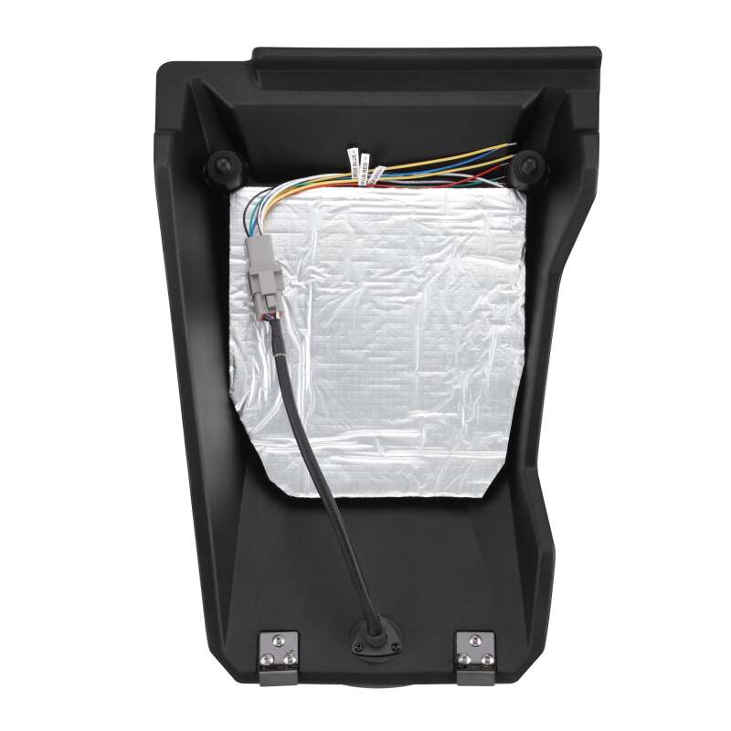 DS18 Water Fall Center Console Enclosure Fits 2 x 6.5 Speakers 2017+ 2 & 4 Door IP65 PE Material - CA-X3WFCC66 - side view