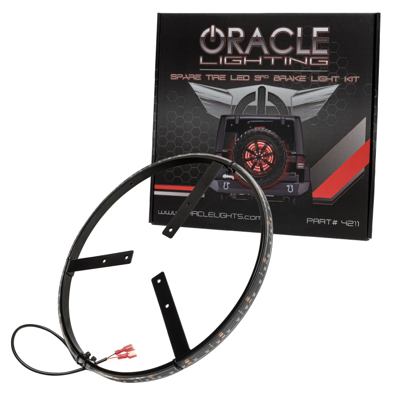 Oracle LED Illuminated Wheel Ring 3rd Brake Light - Red SEE WARRANTY - 4211-003