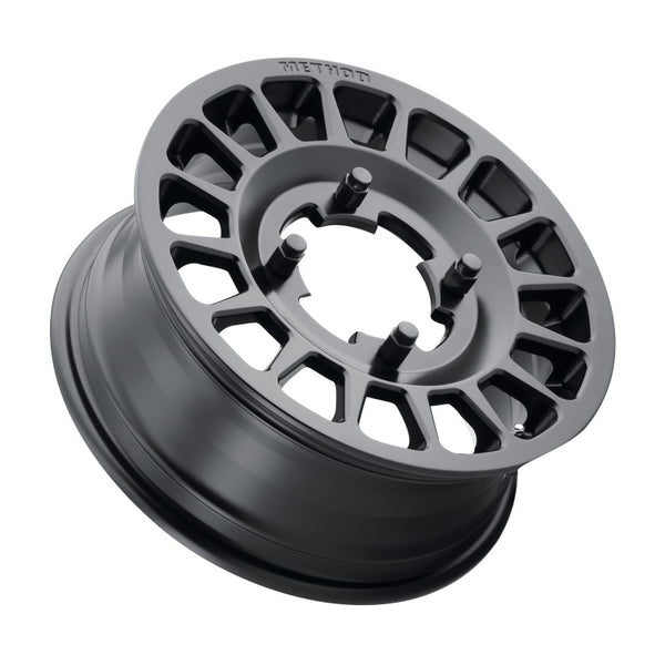 Method MR407 Bead Grip 15x6 / 5+1/51mm Offset / 4x136 / 100mm CB Matte Black Wheel - MR40756047551 by Method Wheels - front v