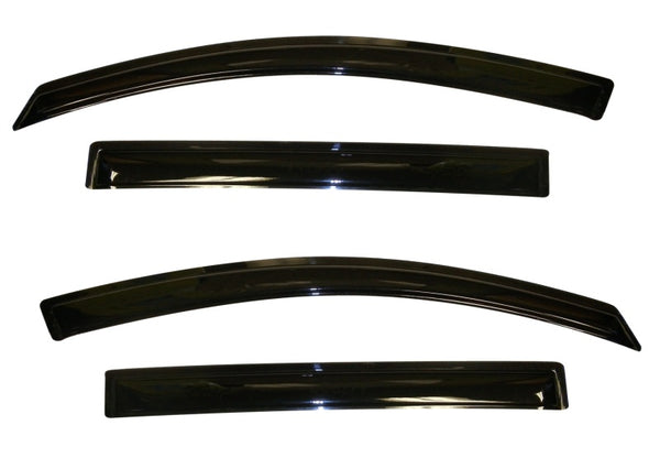AVS 11-16 Kia Sportage Ventvisor Outside Mount Window Deflectors 4pc - Smoke - 94652 for 2011-2016 Kia Sportage - front view