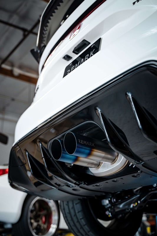 Remark 2023+ Honda Civic Type-R (FL5) Sports Touring Catback Titanium Exhaust/SUS304 Front Pipe - RK-C2076H-09TS