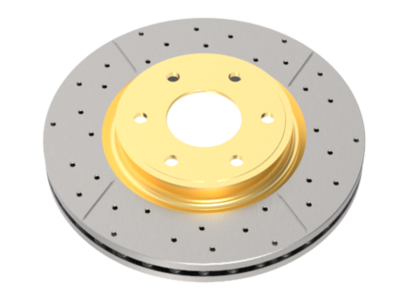 DBA 18-20 Jaguar E-Pace Rear Drilled & Slotted Street Series Rotor - DBA2085X