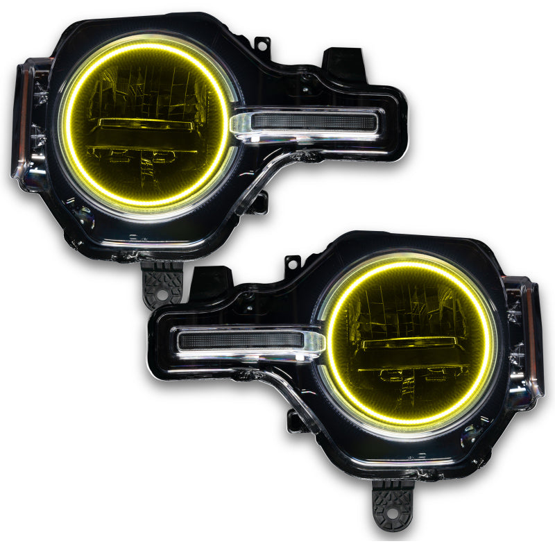Oracle 2021 Ford Bronco Base Headlight LED Halo Kit - ColorSHIFT - w/ RF Controller SEE WARRANTY - 1470-330