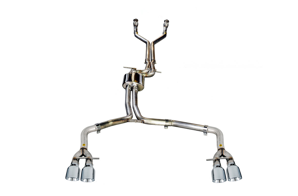 AWE Tuning Audi C7 / C7.5 S6 4.0T Track Edition Exhaust - Chrome Silver Tips - 3020-42042