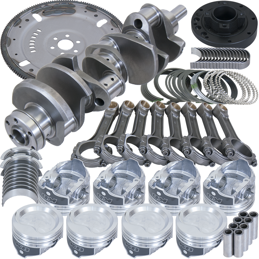 Eagle Ford 351W Balanced Rotating Assembly Kit 164 Tooth Flex Plate - B1652406064 - front view