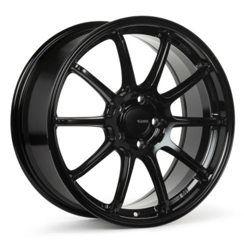 Enkei TRIUMPH 18x8 5x114.3 40mm Offset 72.6mm Bore Gloss Black Wheel - 543-880-6540BK