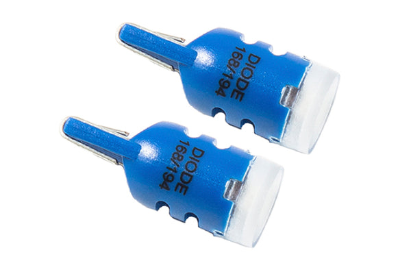 Diode Dynamics 194 LED Bulb HP3 LED - Blue (Pair) - DD0019P for 2002-2018 BMW 3 Series - front view