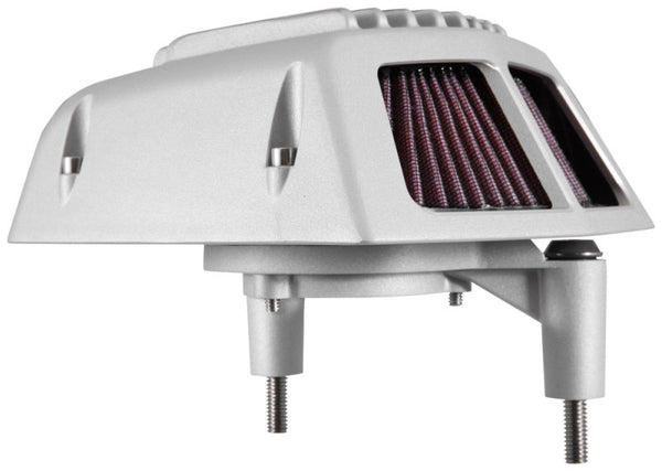 K&N Street Metal Intake System 08-16 Harley Davidson Shaker Silver H/D Touring Models - RK-3951S for 2008-2016 Harley-Davidso