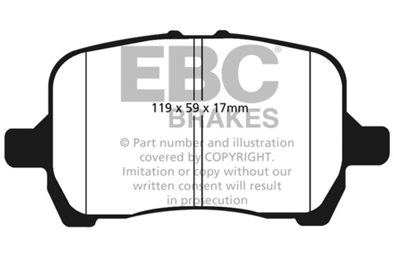 EBC 04-06 Chevrolet Cobalt 2.0 Supercharged Ultimax2 Front Brake Pads - UD1160