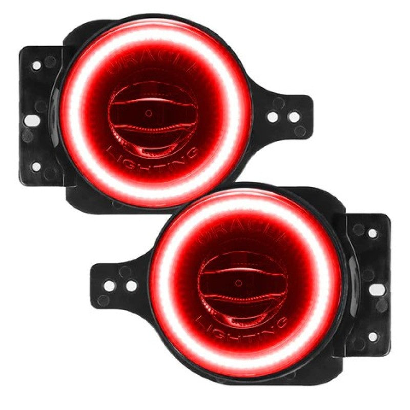Oracle Jeep Wrangler JL/Gladiator JT Sport High Performance W LED Fog Lights - Red  - 5847-003