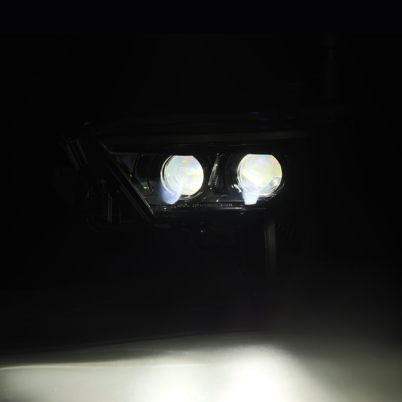 AlphaRex 22+ Toyota Tundra LUXX-Series Headlights Black w/Amber DRL - Req 810029 OR 810030 - 880874