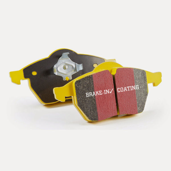 EBC 09-12 Hyundai Elantra 2.0 Touring Yellowstuff Front Brake Pads - DP41562R for 2010-2023 Kia Forte - installed view