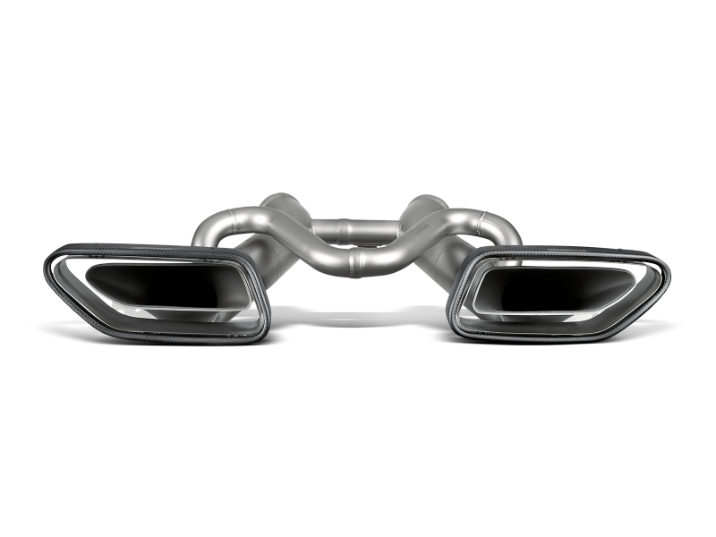 Akrapovic 14-17 McLaren 650S/650S Spyder Slip-On Line (Titanium) w/ Carbon Tips - S-MC/TI/2