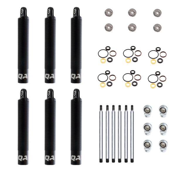 QA1 15.75 Eye-B/Eye-B V-None Dry Shock Small Aluminum Coilover 10.63 - 6 Pack - 8Q5-DRY-6PK by QA1 - front view