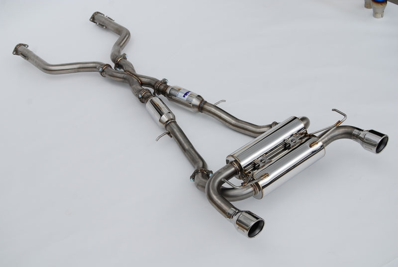 Invidia 2022+ Nissan Z 70mm Gemini Cat Back Exhaust - Rolled SS Tips - HS22N4Z7GM1RSL