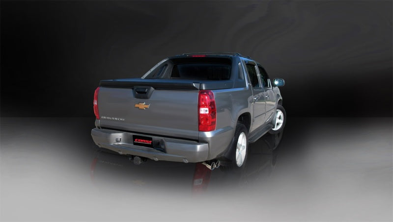 Corsa 07-08 Chevrolet Suburban 1500 5.3L V8 Polished Sport Cat-Back Exhaust - 14246