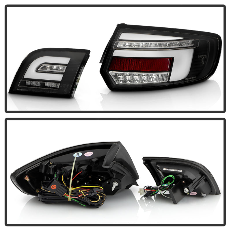 Spyder 03-08 Audi A3 Full LED Tail Lights - Black (ALT-YD-AA303-LED-BK) - 5089076