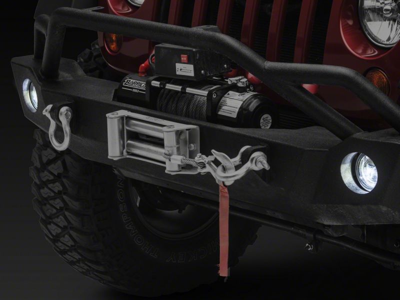 Raxiom 10-23 Jeep Wrangler JK &amp; JL Axial Series LED DRL Fog Lights - J119947-B