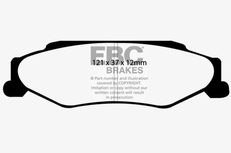 EBC 03-04 Cadillac XLR 4.6 Ultimax2 Rear Brake Pads - UD732