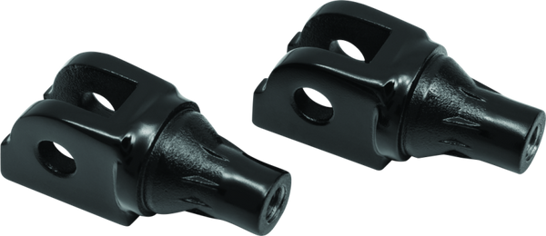 Kuryakyn Taper Driver Peg Adaptor Black - 8948 - front view