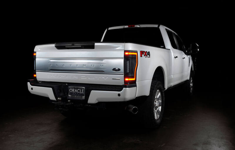 Oracle Lighting 17-22 Ford F-250/350 (Black Series) Flush Mount LED Tail Lights SEE WARRANTY - 5896-504-T