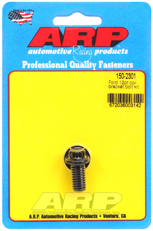 ARP Ford 12pt Coil Bracket Bolt Kit - 150-2301