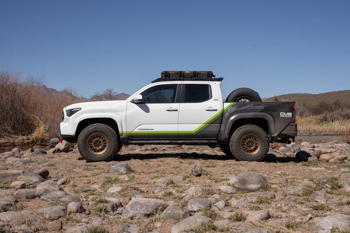 DV8 Offroad - 2024-2026 Toyota Tacoma Double Cab Spec Series Roof Rack - RRTT1-04