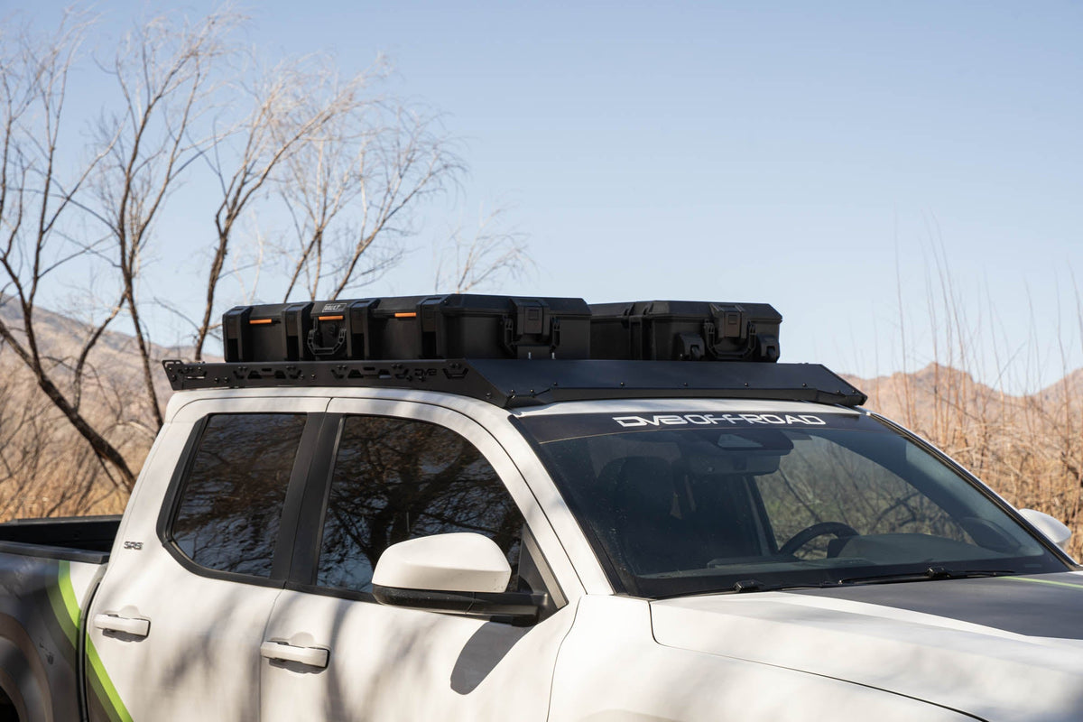 DV8 Offroad - 2024-2026 Toyota Tacoma Double Cab Spec Series Roof Rack - RRTT1-04