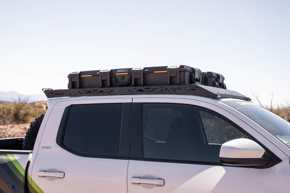 DV8 Offroad - 2024-2026 Toyota Tacoma Double Cab Spec Series Roof Rack - RRTT1-04
