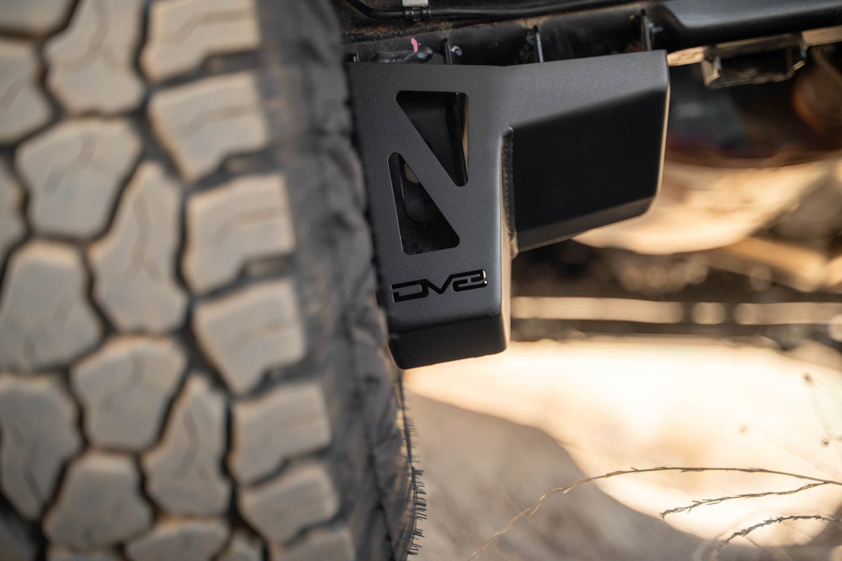 DV8 Offroad - 2024-2026 Toyota Tacoma & 4Runner | Rear Shock & Link Skid Plates - SPTT1-06