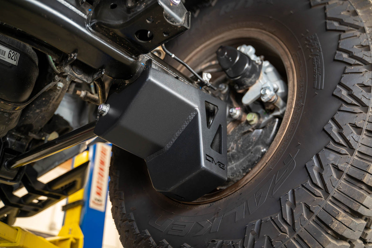 DV8 Offroad - 2024-2026 Toyota Tacoma & 4Runner | Rear Shock & Link Skid Plates - SPTT1-06