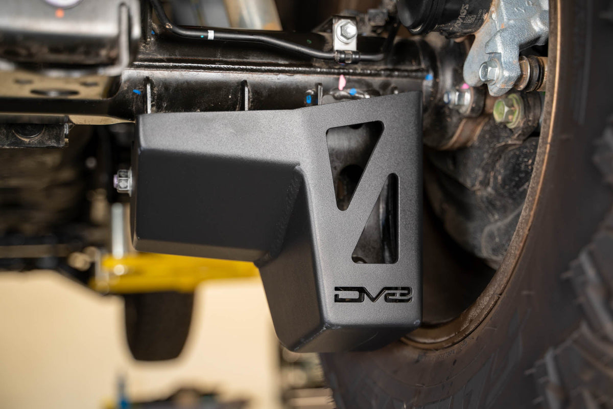 DV8 Offroad - 2024-2026 Toyota Tacoma & 4Runner | Rear Shock & Link Skid Plates - SPTT1-06