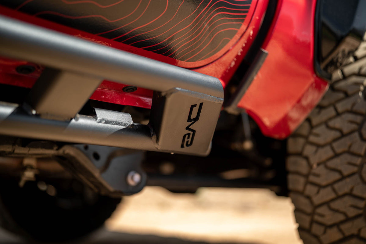 DV8 Offroad - 2024-2026 Toyota Tacoma Double Cab Rock Sliders - SRTT1-04
