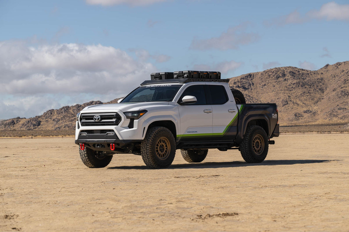 DV8 Offroad - 2024-2026 Toyota Tacoma Double Cab Rock Sliders - SRTT1-04