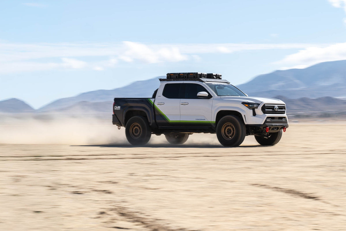 DV8 Offroad - 2024-2026 Toyota Tacoma Double Cab Rock Sliders - SRTT1-04