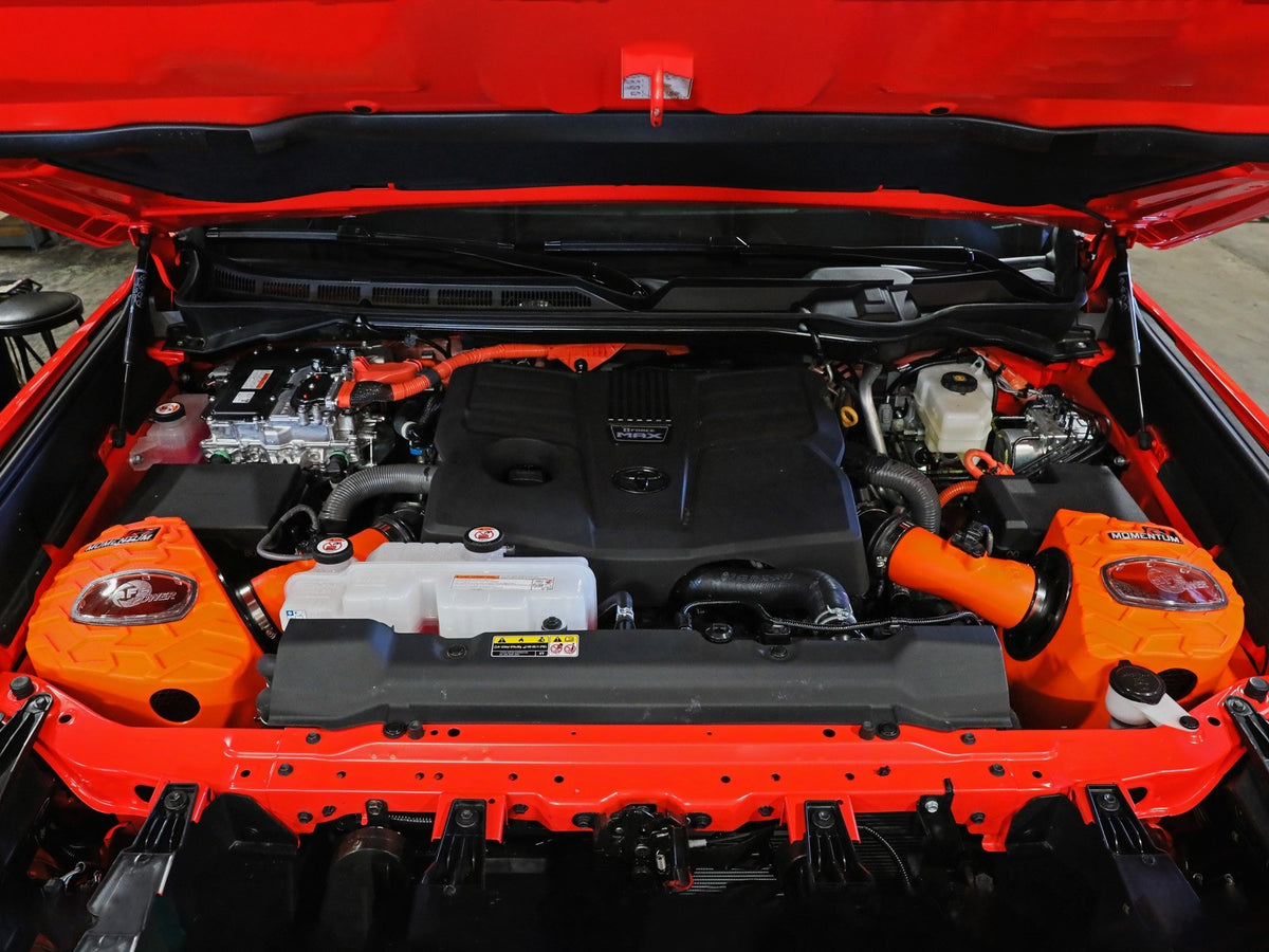 aFe 2022 Toyota Tundra V6-3.5L (tt) Momentum GT Cold Air Intake System w/ Pro 5R Filter - Orange - 50-70100KN