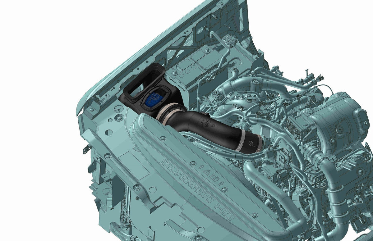 aFe Momentum HD Pro 10R Cold Air Intake System 2017 GM Diesel Trucks V8-6.6L L5P - 50-74008