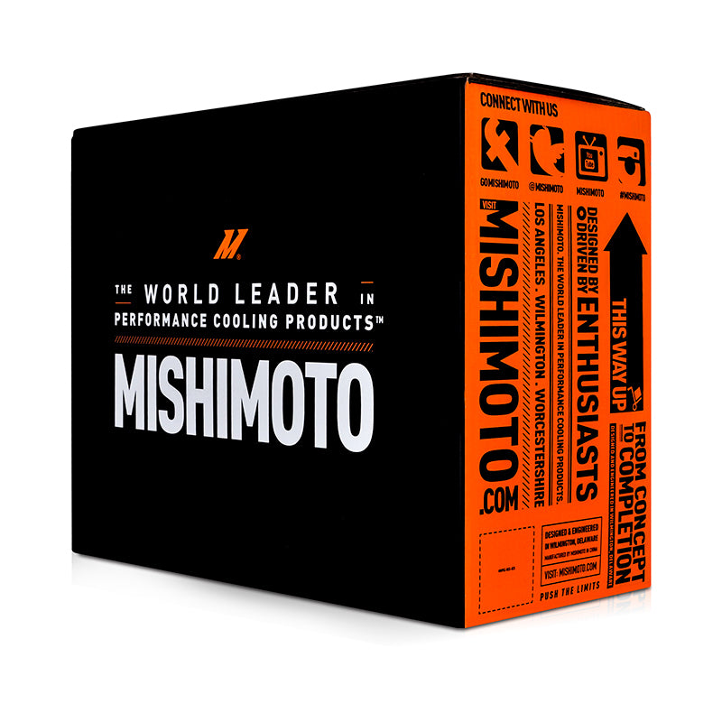 Mishimoto Universal 19 Row Thermostatic Oil Cooler Kit - MMOC-ULT for 2018-2021 Ford Mustang - angle view