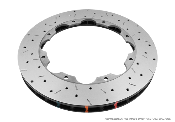 DBA 99-06 Porsche 911 Carrera 4 Front 5000 Series Drilled & Slotted Ring - DBA52386.1XS