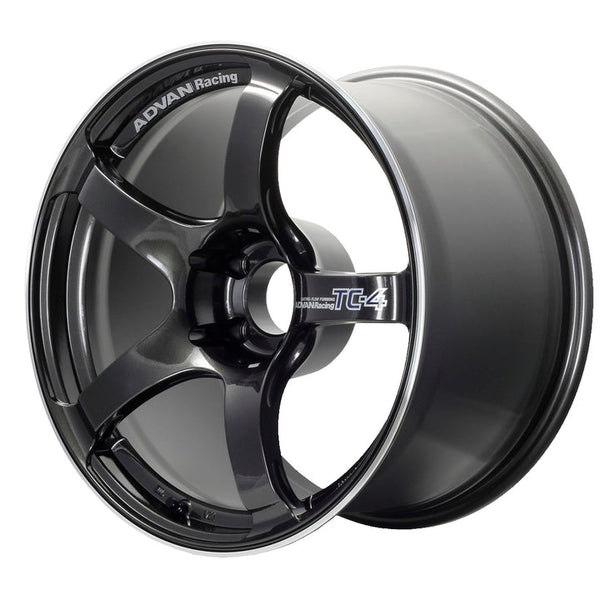 Advan TC4 18x9.5 +45 5-114.3 Racing Gunmetallic and Ring Wheel - YAD8J45EGMR by Advan