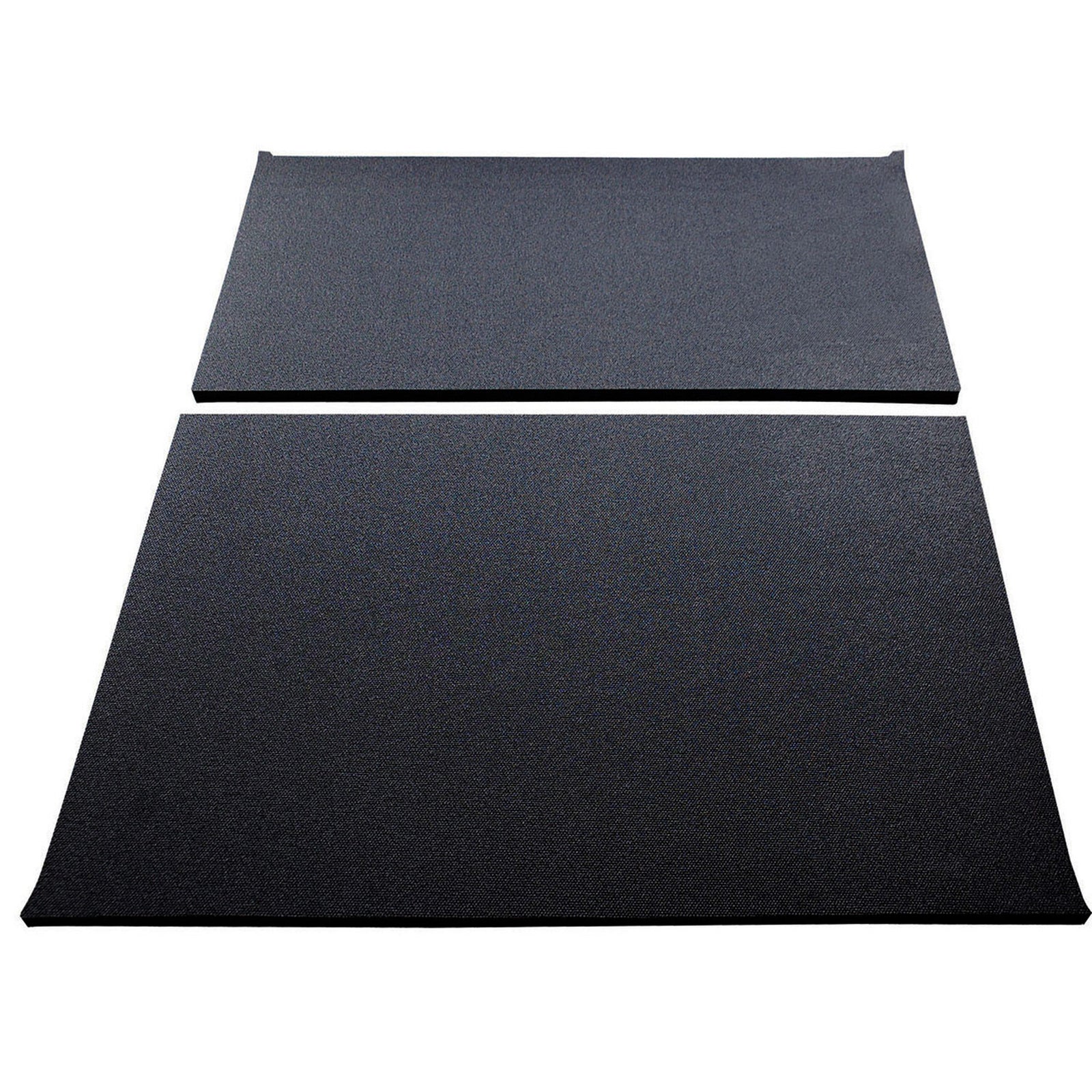 DEI 97-06 Jeep Wrangler TJ 2-Door Boom Mat Headliner - 2 Piece - Black - 50143 for 1997-2006 Jeep Wrangler - front view