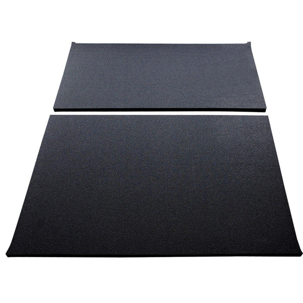 DEI 97-06 Jeep Wrangler TJ 2-Door Boom Mat Headliner - 2 Piece - Black - 50143 for 1997-2006 Jeep Wrangler - front view