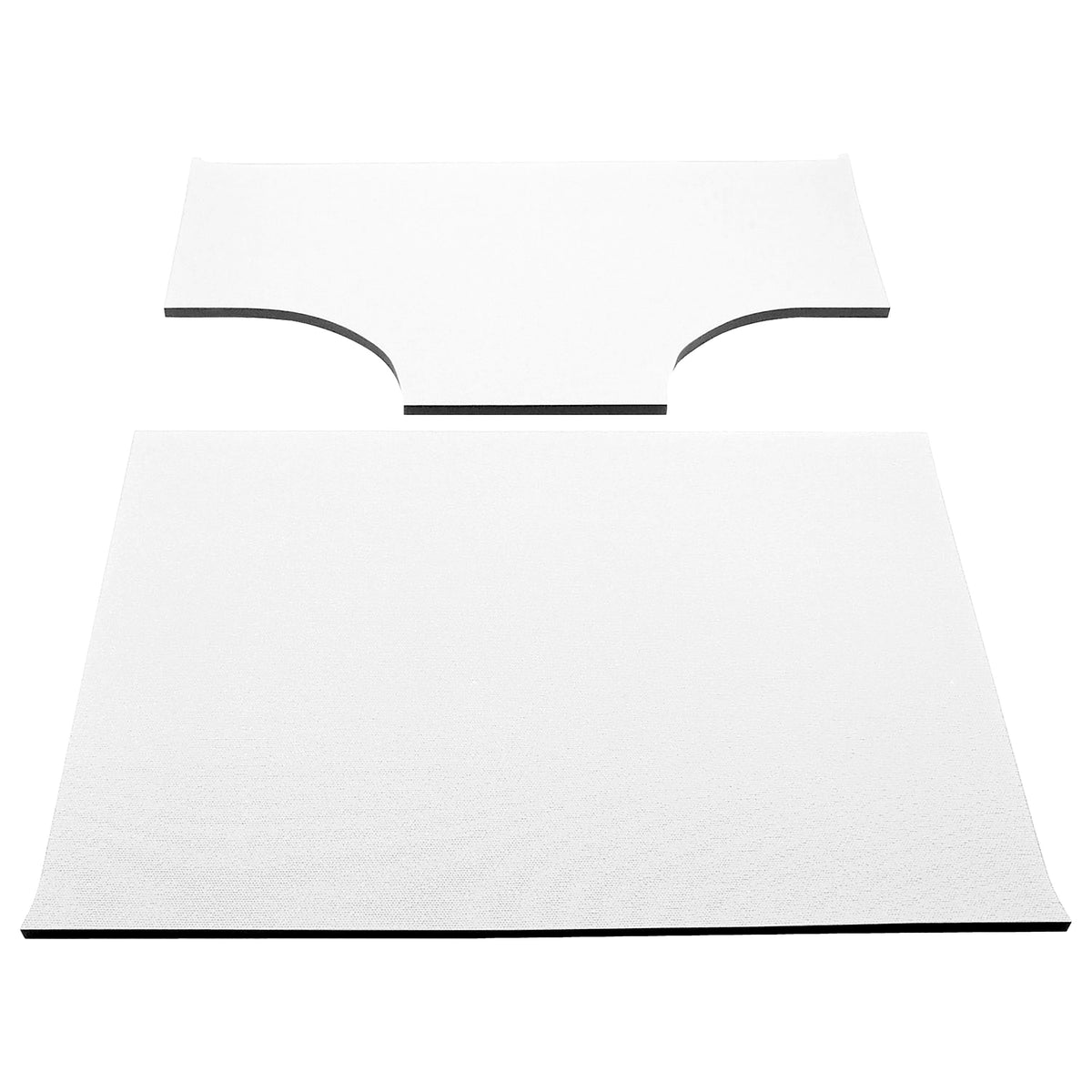 DEI 03-06 Jeep Wrangler TJ 2-Door w/Speaker Pods Boom Mat Headliner - 2 Piece - White - 50148 for 2003-2006 Jeep Wrangler - f