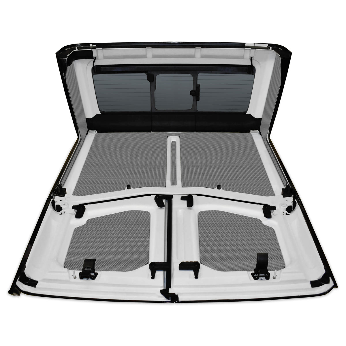 DEI 20-22 Jeep Gladiator JT 4-Door Boom Mat Complete Headliner Kit - 7 Piece - Gray - 50184 for 2020-2025 Jeep Gladiator - fr