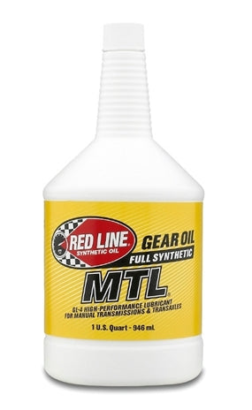 Red Line 75w80 Gear Oil Redline MTL Manual Transmission GL-4 1 Quart