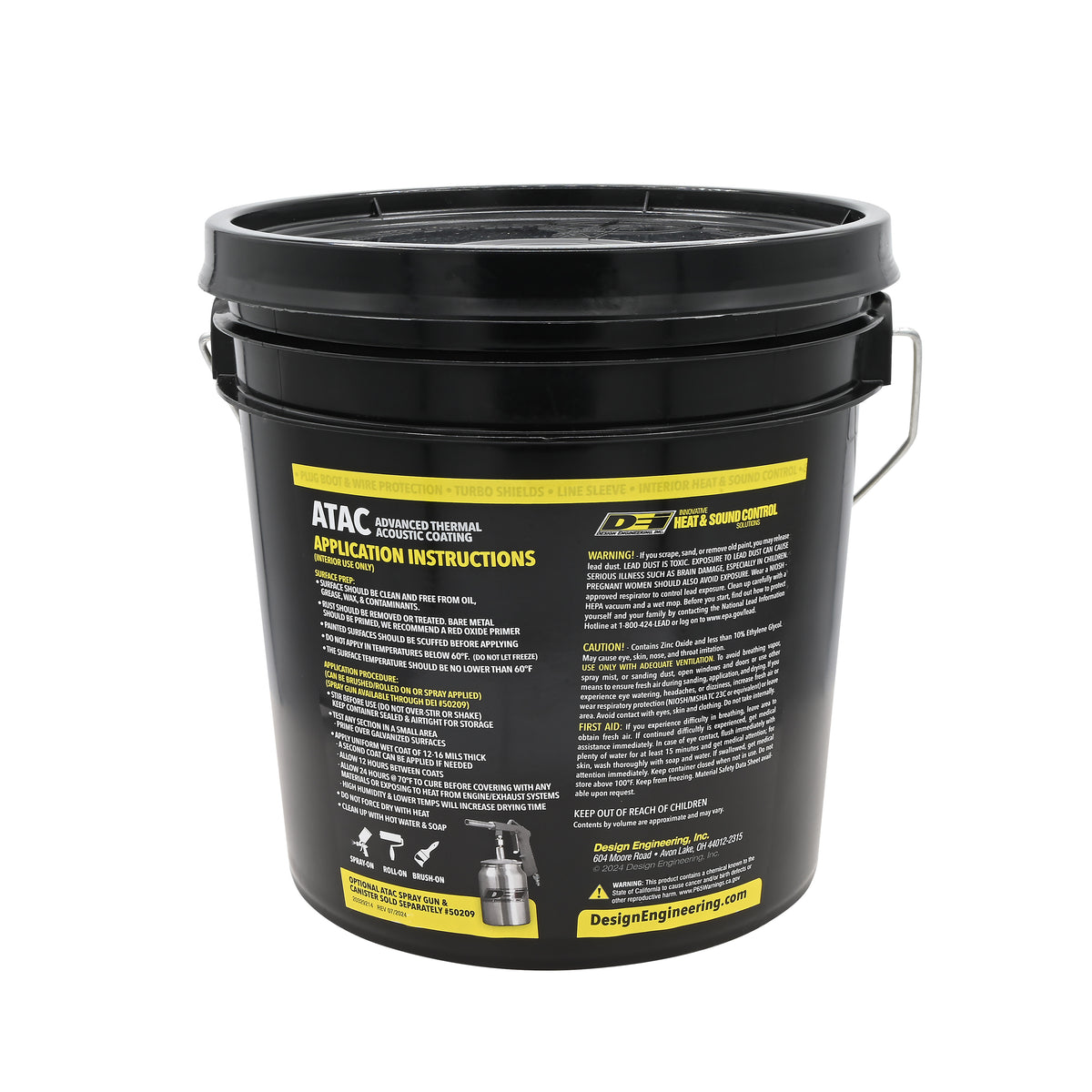DEI ATAC (Advanced Thermal Acoustic Coating) - 1 Gallon - 50208 by DEI - front view