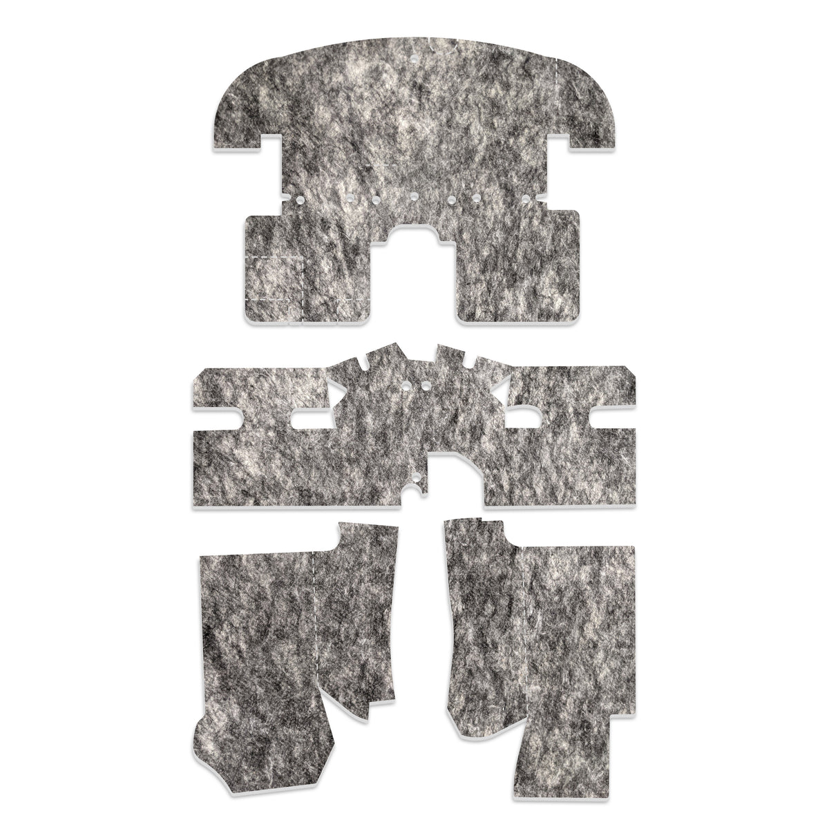 DEI 90-05 Mazda Miata NA & NB Under Carpet Interior Insulation Kit - 1/2in Thick - 50295 for 1990-2005 Mazda Miata - front vi