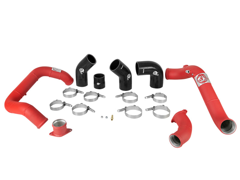 aFe Bladerunner 2.25in &amp; 2.5in Intercooler Tubes Hot &amp; Cold 16-18 Honda Civic I4-1.5L (t) - Red - 46-20344-R